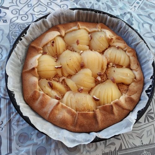 La tarta rústica de pera y avellanas: una receta fácil