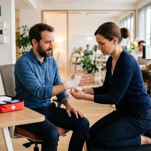 Material de primeros auxilios en la empresa y en los ERP: lo que es obligatorio.