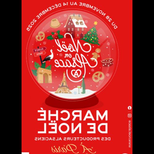 Mercado navideño alsaciano en la Gare de l'Est 2025: sabores auténticos y magia festiva en pleno corazón de París.