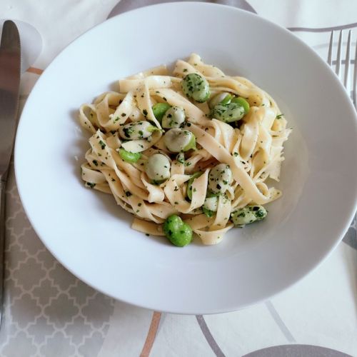 Pasta con habas: una receta fácil