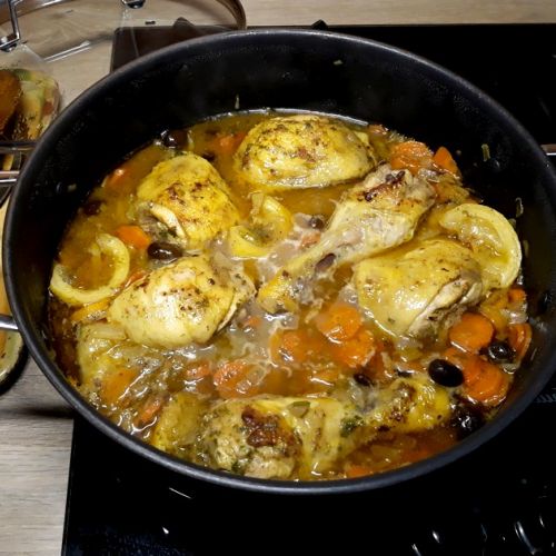 Pollo con limón y aceitunas: una receta fácil