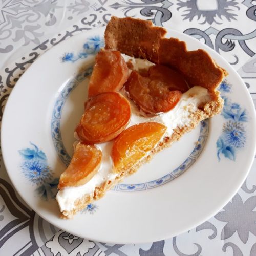 Tarta de albaricoques asados: una receta gourmet