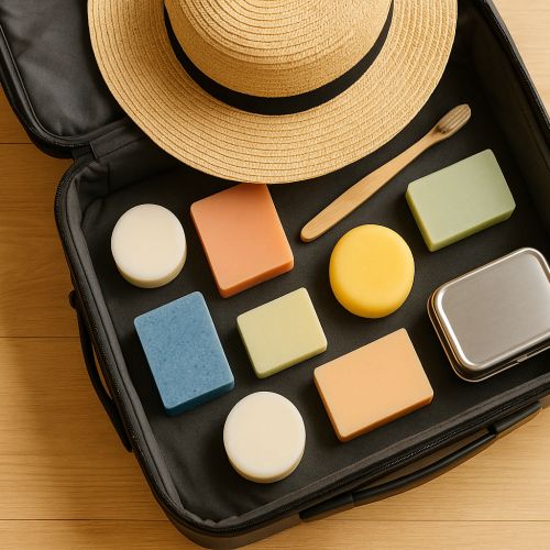 Vacaciones sin residuos: preparar un neceser sólido y minimalista este verano