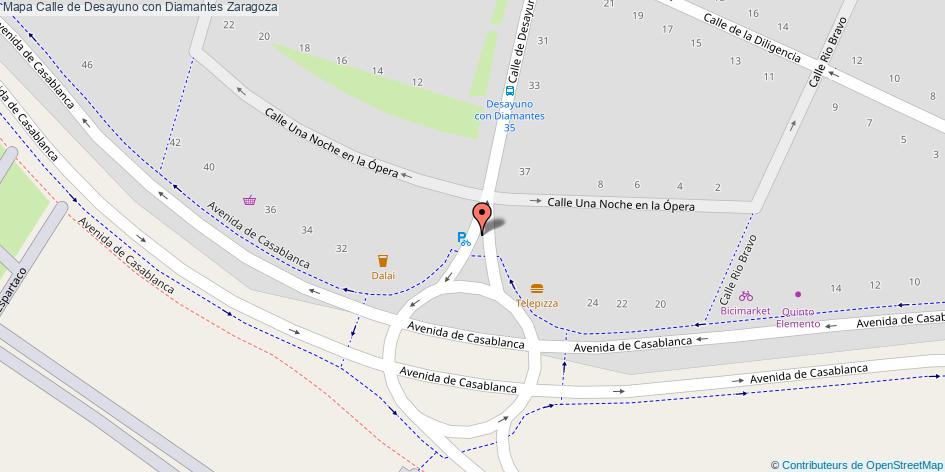 Calle de Desayuno con Diamantes Zaragoza