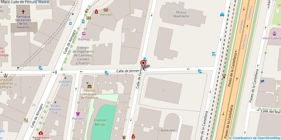 Calle de Fortuny Madrid