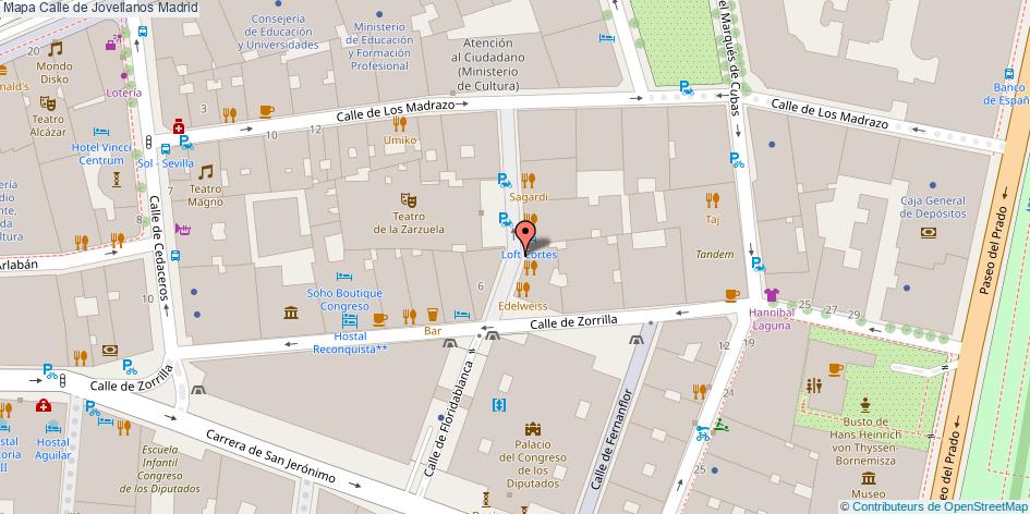 Calle de Jovellanos Madrid