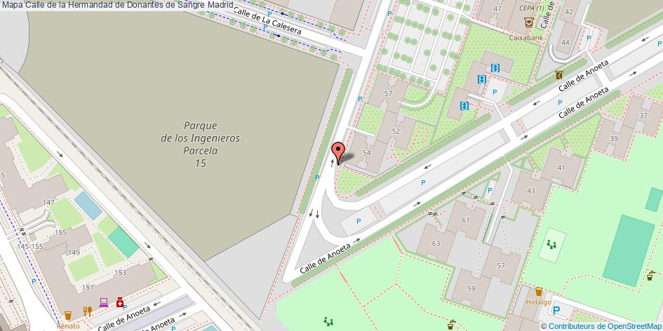 Calle de la Hermandad de Donantes de Sangre Madrid