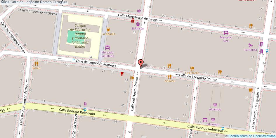 Calle de Leopoldo Romeo Zaragoza