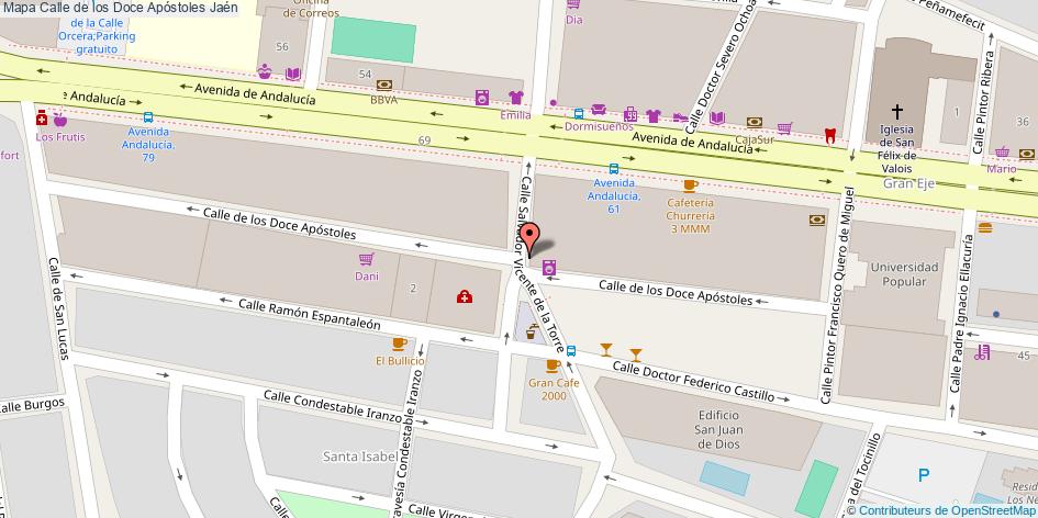Calle de los Doce Apóstoles Jaén