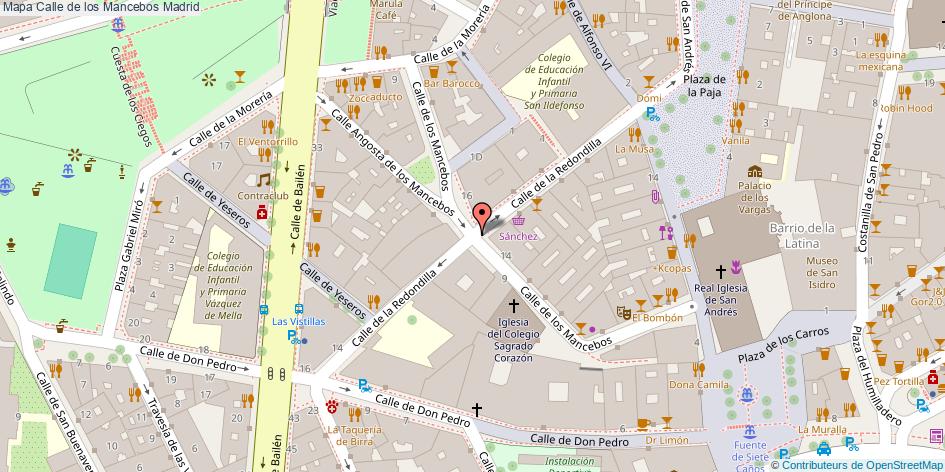 Calle de los Mancebos Madrid