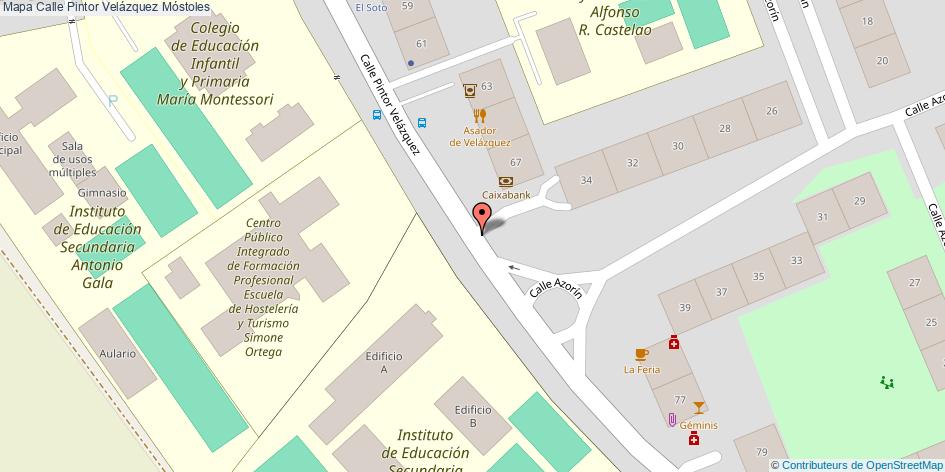 Calle Pintor Velázquez Móstoles
