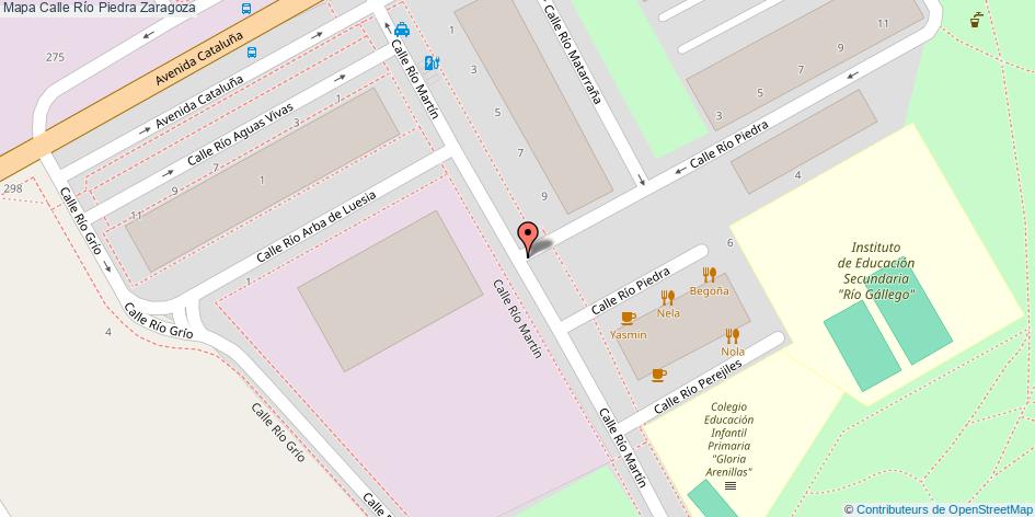 Calle Río Piedra Zaragoza