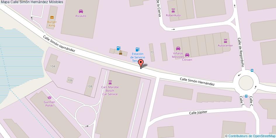 Calle Simón Hernández Móstoles