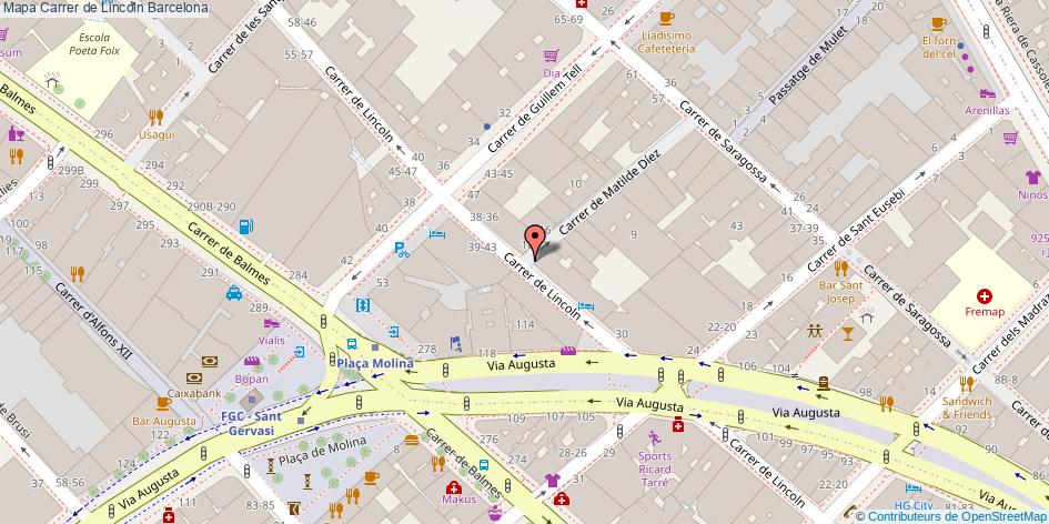 Carrer de Lincoln Barcelona