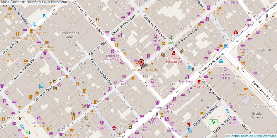 Carrer de Ramón y Cajal Barcelona