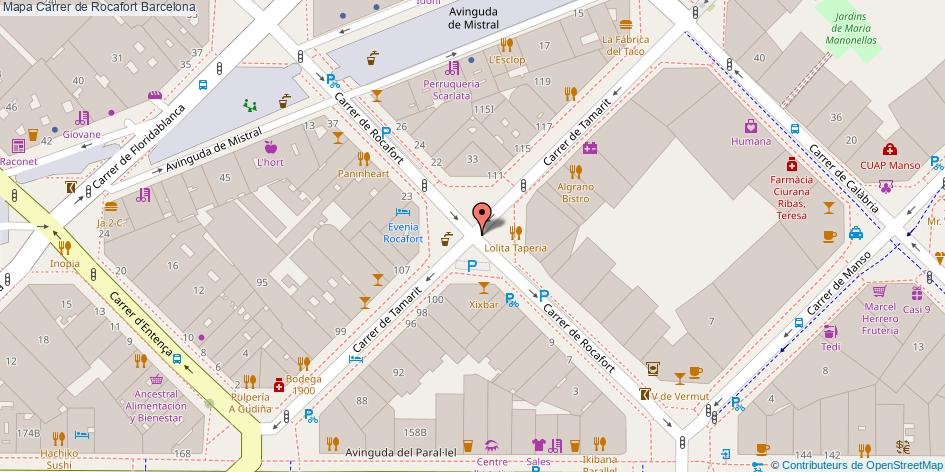 Carrer de Rocafort Barcelona