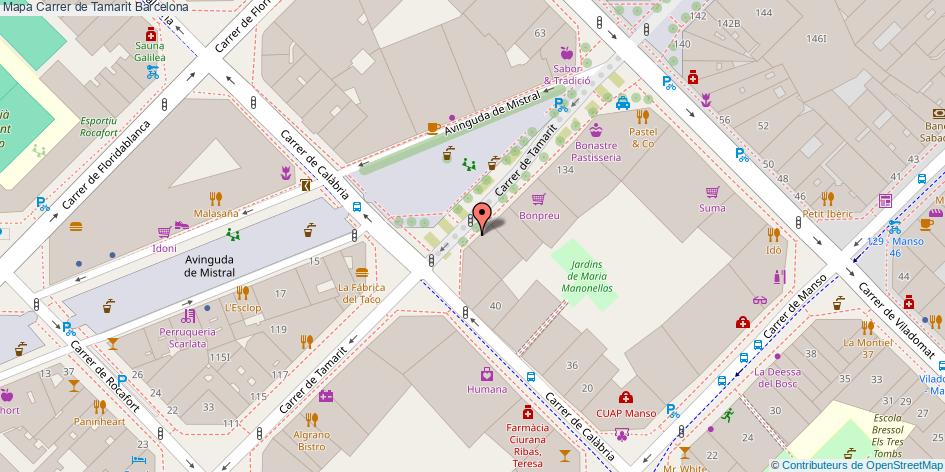 Carrer de Tamarit Barcelona