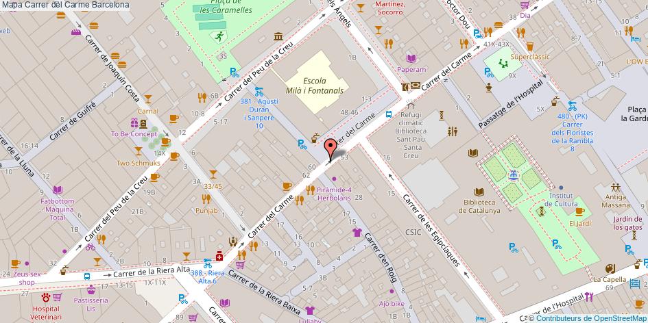 Carrer del Carme Barcelona