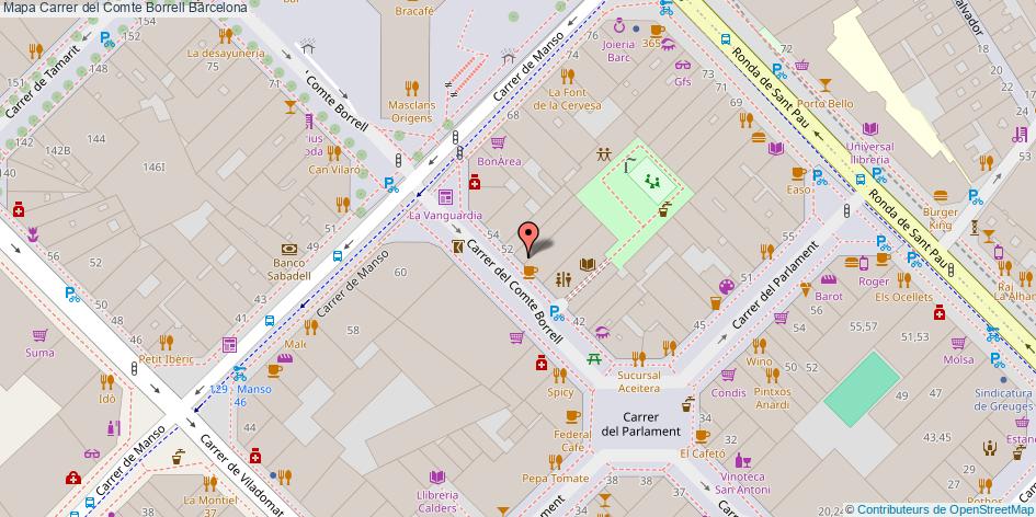 Carrer del Comte Borrell Barcelona