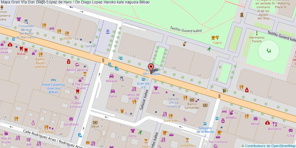 Gran Vía Don Diego López de Haro / On Diego Lopez Haroko kale nagusia Bilbao