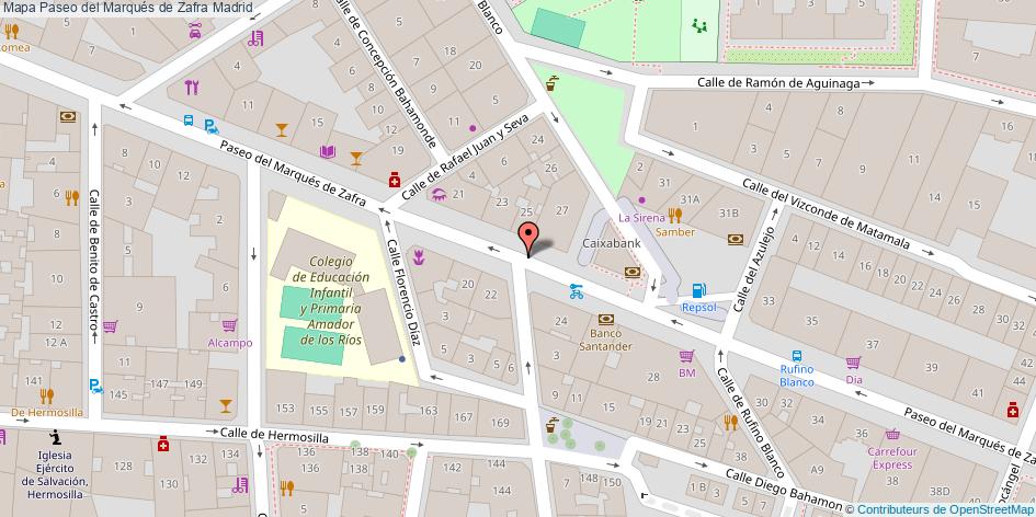 Paseo del Marqués de Zafra Madrid