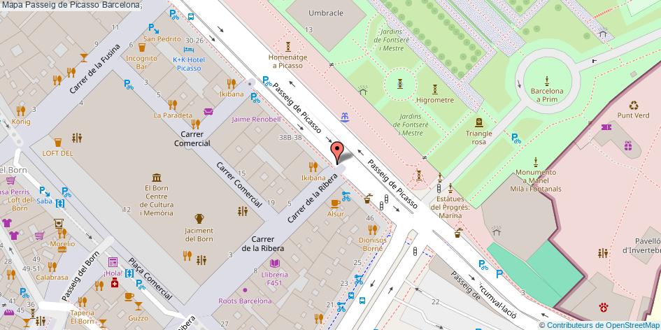 Passeig de Picasso Barcelona