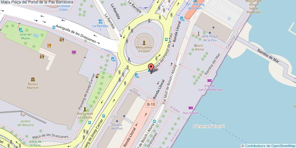 Plaça del Portal de la Pau Barcelona