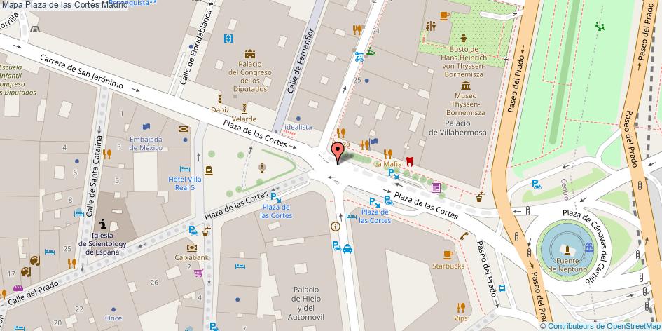 Plaza de las Cortes Madrid