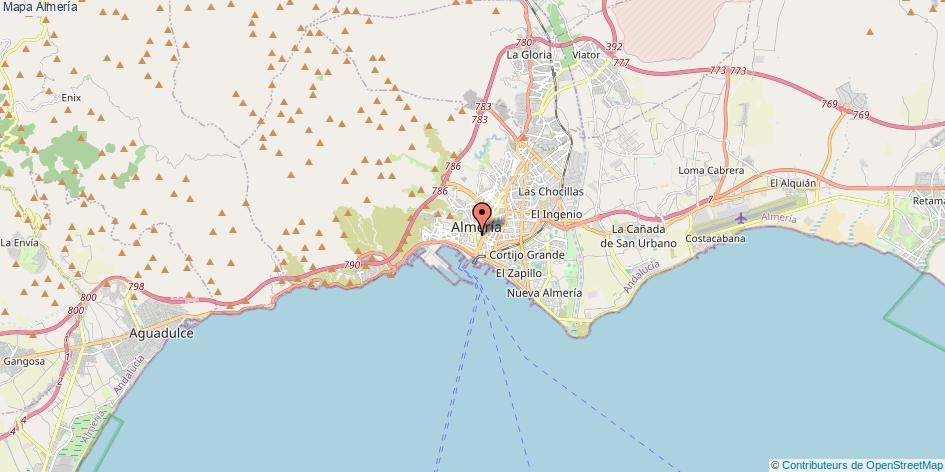 Mapa Almería Almería