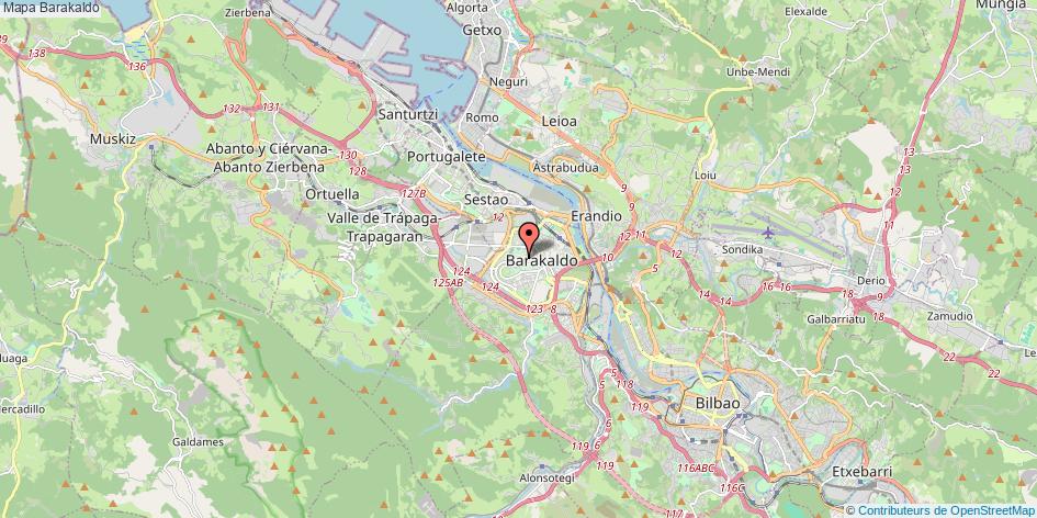 Mapa Barakaldo Bizkaia