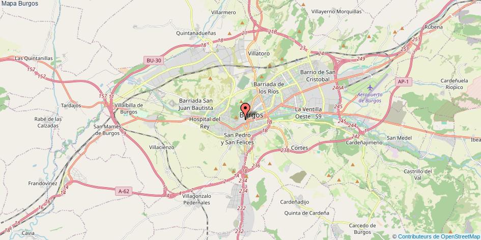 Mapa Burgos Burgos