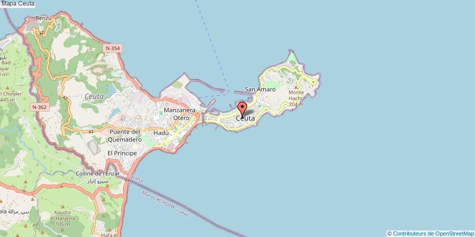 Mapa Ceuta Ceuta