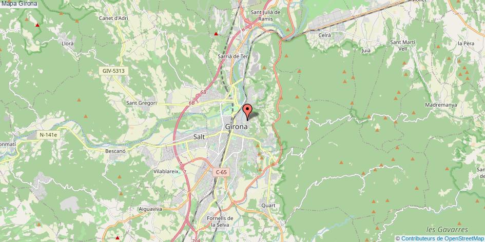Mapa Girona Girona