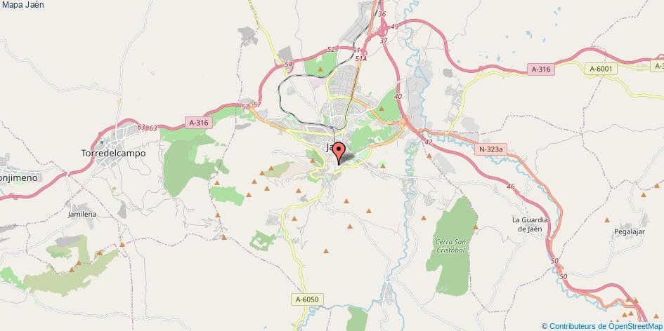 Mapa Jaén Jaén