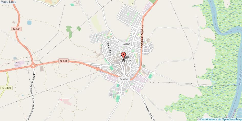 Mapa Lepe Huelva