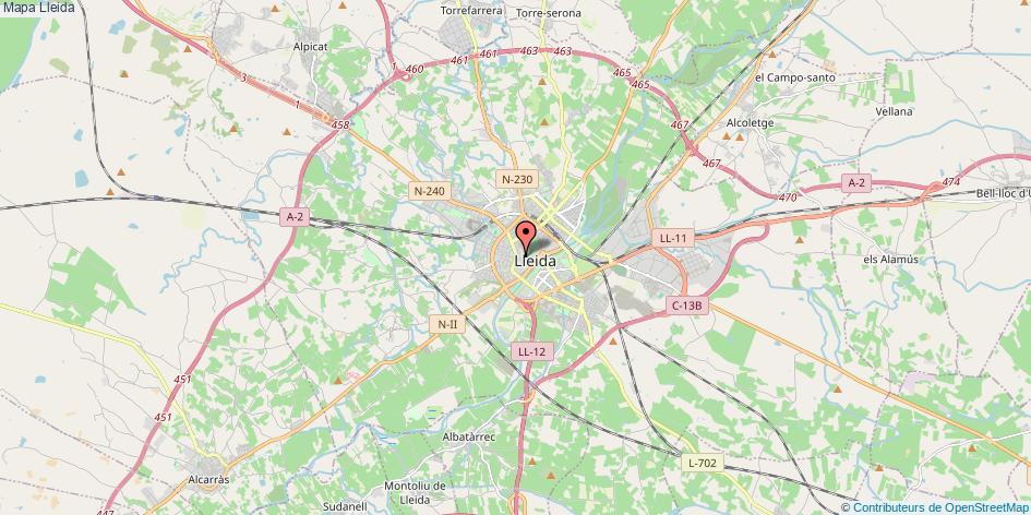 Mapa Lleida Lleida