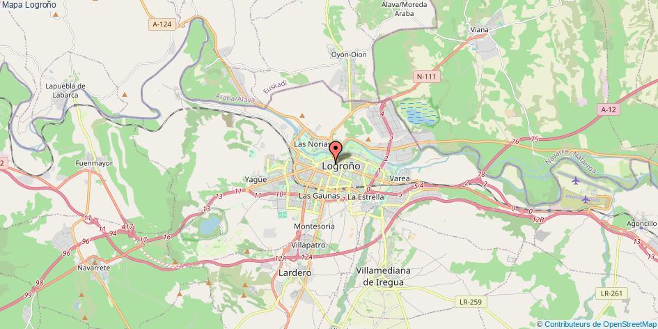 Mapa Logroño La Rioja