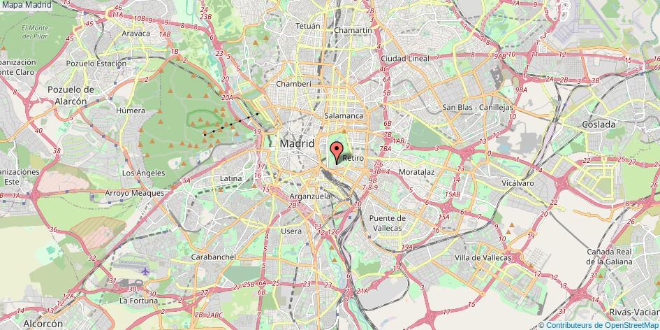 Mapa Madrid Madrid