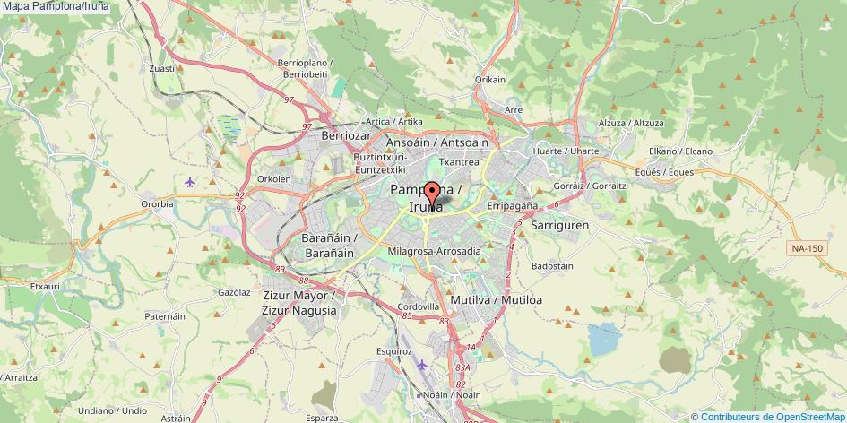 Mapa Pamplona/Iruña Navarra