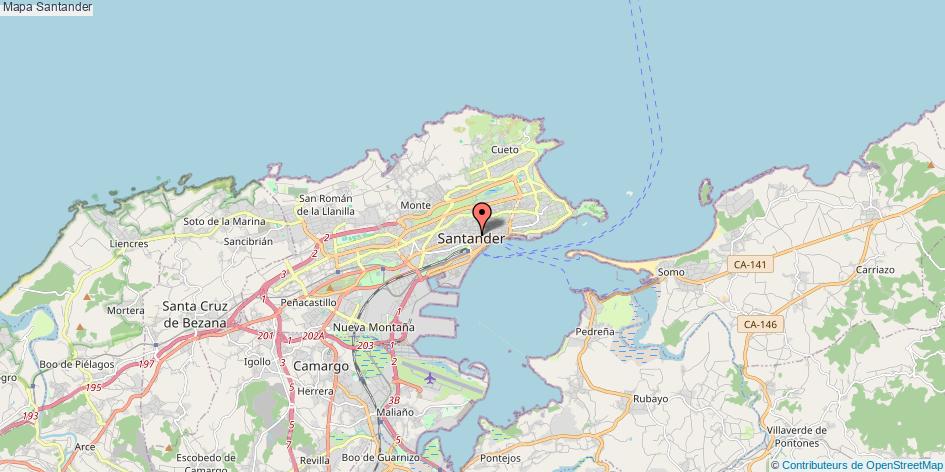 Mapa Santander Cantabria