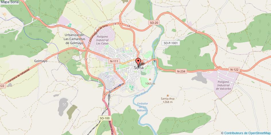 Mapa Soria Soria
