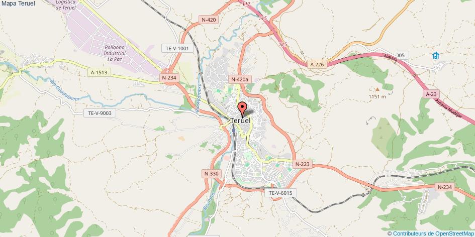 Mapa Teruel Teruel