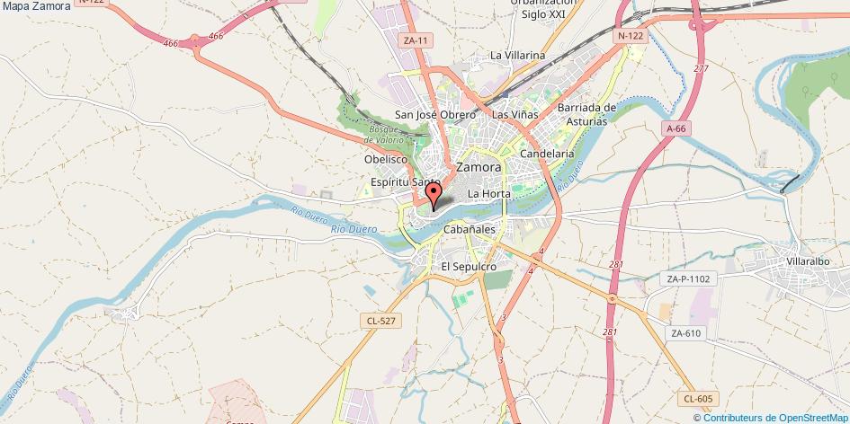 Mapa Zamora Zamora