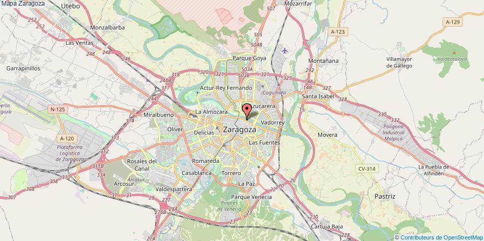 Mapa Zaragoza Zaragoza