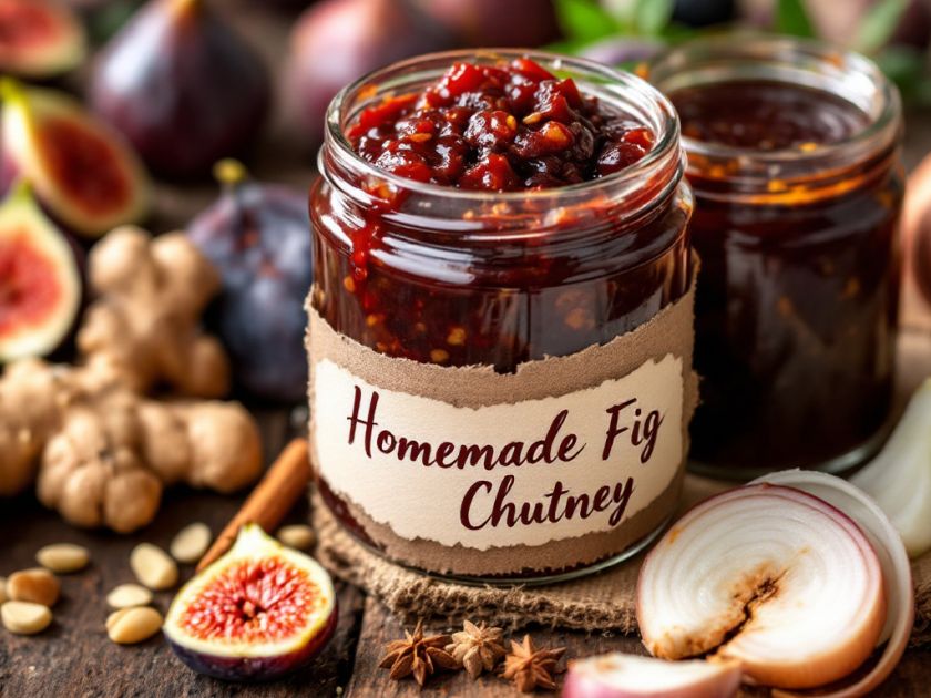 Chutney De Higos Casero : Conserva Deliciosa Y Aromática