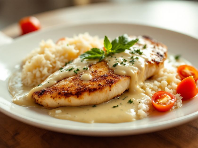 Escalopes de Pollo al Roquefort : Receta Sabrosa y Rápida