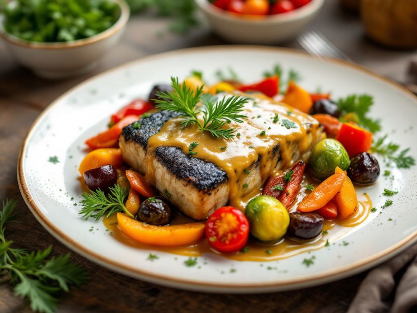 Filete de Codo Negro a la Mostaza: Receta Sabrosa y Fácil
