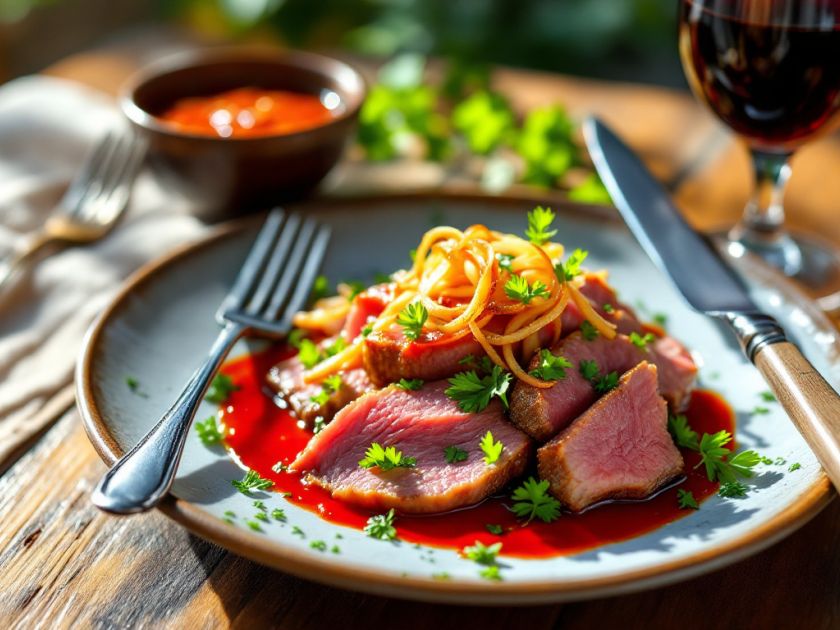Lengua de Res en Salsa Picante: Receta Sabrosa