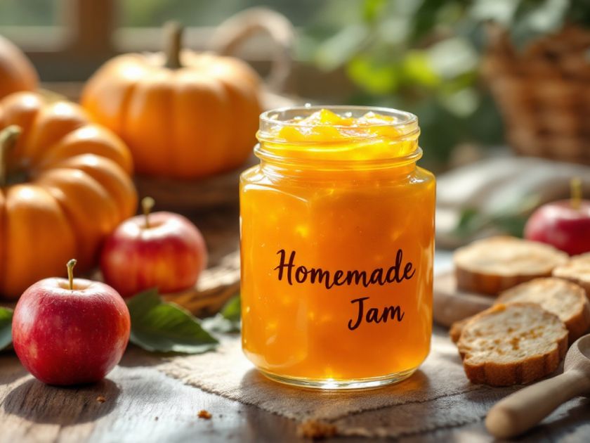 Mermelada de Calabaza y Manzana Casera