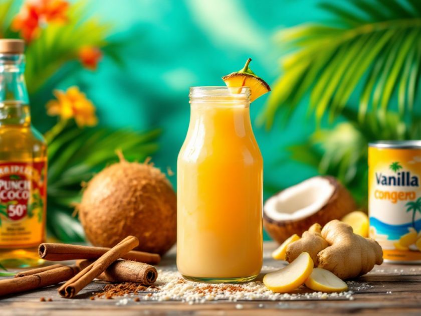Receta del Punch Coco Criollo: Bebida Dulce y Picante